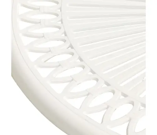 Dārza Galds, Balts, 62X62X65 Cm, Liets Alumīnijs Vidaxl Dārza Galds, Balts, 62X62X65 Cm, Liets Alumīnijs Vidaxl