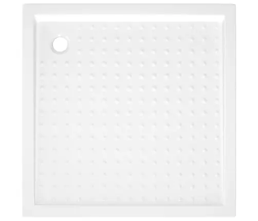 Dušo Padėklas, Baltos Spalvos, 90X90X4cm Abs, Taškuotas Dušo Padėklas, Baltos Spalvos, 90X90X4cm Abs, Taškuotas