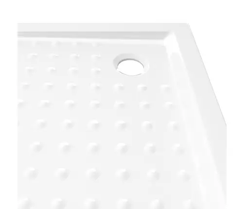 Dušo Padėklas, Baltos Spalvos, 90X90X4cm Abs, Taškuotas Dušo Padėklas, Baltos Spalvos, 90X90X4cm Abs, Taškuotas