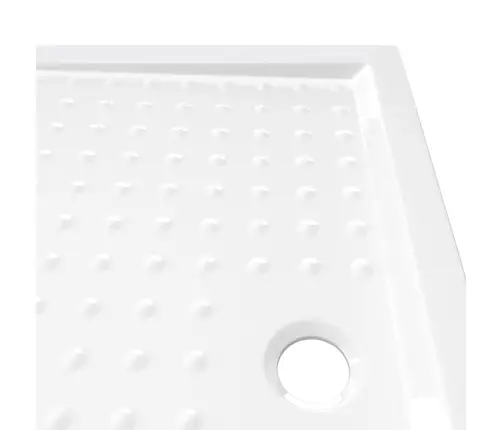 Dušas Pamatne, Punktota, Balta, 70X100X4 Cm, Abs Vidaxl