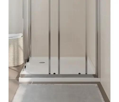 Dušas Pamatne, Kvadrāta Forma, Abs, 90X90 Cm Vidaxl