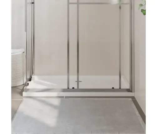 Dušas Pamatne, Taisnstūra, Abs, Balta, 70X120 Cm Vidaxl