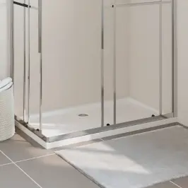 Dušas Pamatne, Taisnstūra, Abs, Balta, 70X120 Cm Vidaxl