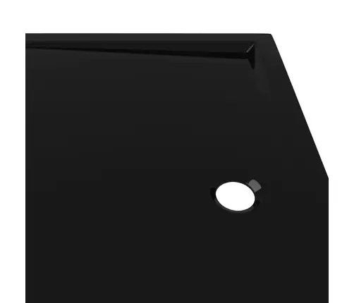 Dušas Pamatne, Taisnstūra, Abs, Melna, 70X100 Cm Vidaxl