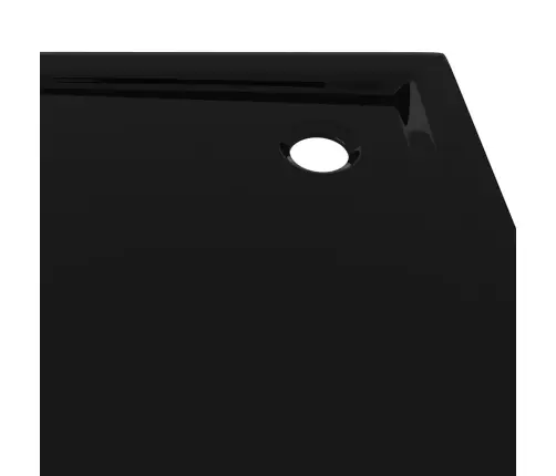 Dušas Pamatne, Kvadrāta Forma, Abs, Melna, 80X80 Cm Vidaxl