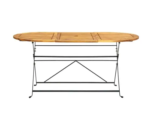 7-Daļīgs Dārza Mēbeļu Komplekts, Saliekams, Akācijas Masīvkoks Vidaxl