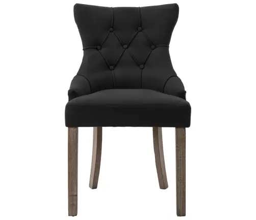 Söögitoolid 6 Tk, Must, Kangas