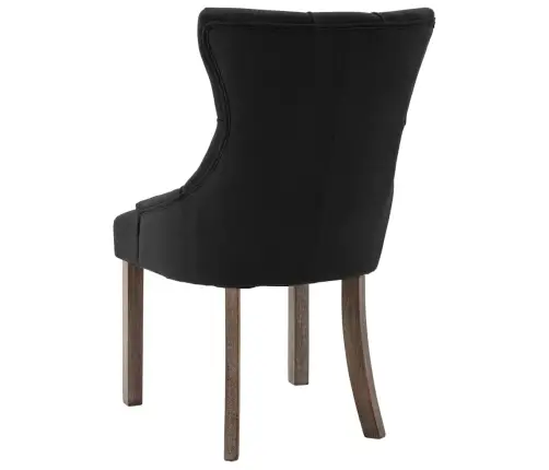 Söögitoolid 6 Tk, Must, Kangas