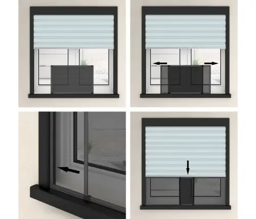 Pagarināms Kukaiņu Siets Logam, Antracītpelēks, (75-143)X50 Cm Vidaxl