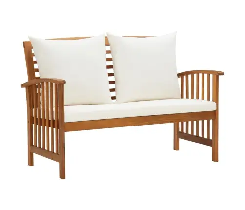 5-Daļīgs Dārza Atpūtas Mēbeļu Komplekts Ar Matračiem, Akācija Vidaxl