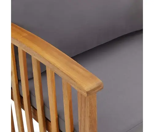 4-Daļīgs Dārza Atpūtas Mēbeļu Komplekts Ar Matračiem, Akācija Vidaxl