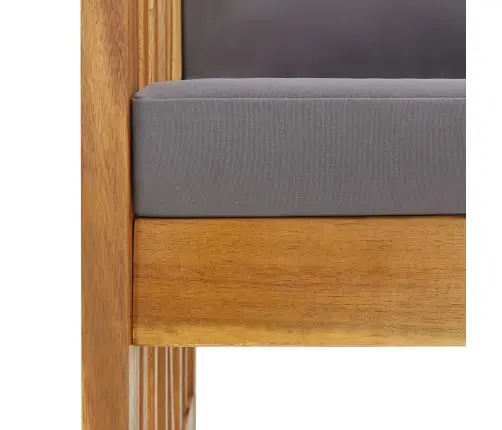 4-Daļīgs Dārza Atpūtas Mēbeļu Komplekts Ar Matračiem, Akācija Vidaxl