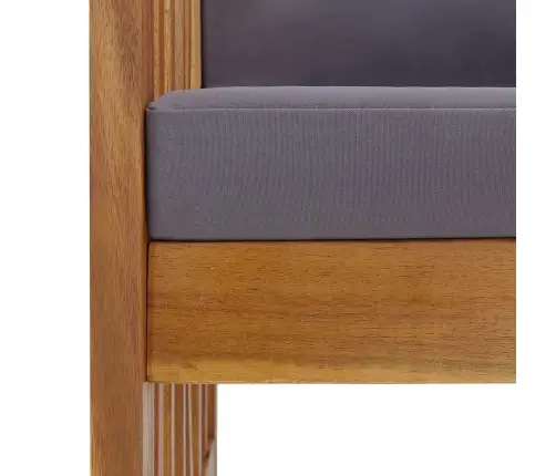 Sodo Baldų Komplektas Su Pagalvėmis, 3 Dalių, Akacijos Masyvas