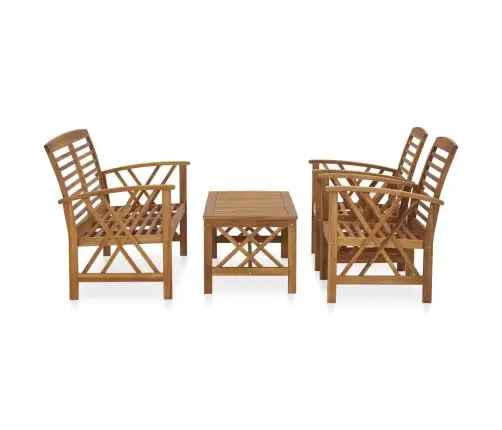 4-Osaline Aiadiivanikomplekt, Akaatsiapuit