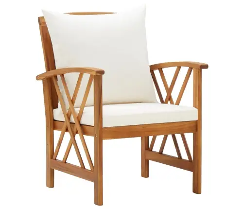 Poilsio Komplektas Su Pagalvėmis, 4 Dalių, Akacijos Masyvas