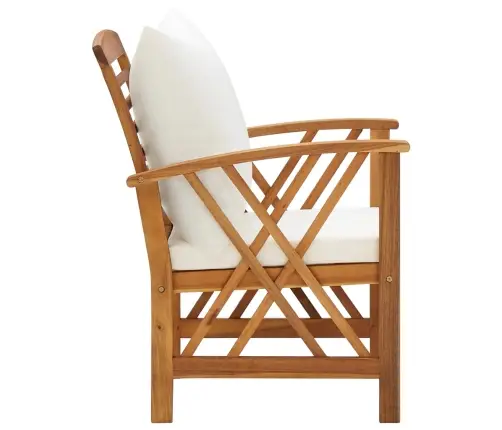 Poilsio Komplektas Su Pagalvėmis, 4 Dalių, Akacijos Masyvas