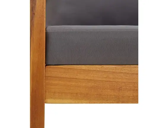 4-Daļīgs Dārza Atpūtas Mēbeļu Komplekts Ar Matračiem, Akācija Vidaxl