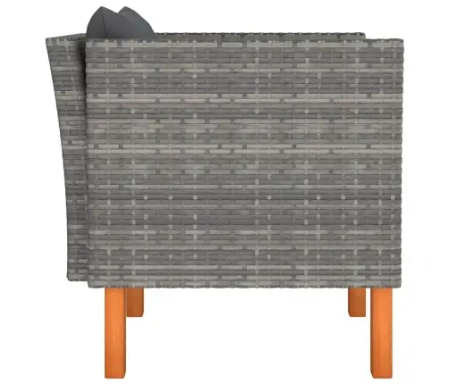 Dārza Dīvāns, Pe Rotangpalma Un Eikalipta Masīvkoks Vidaxl