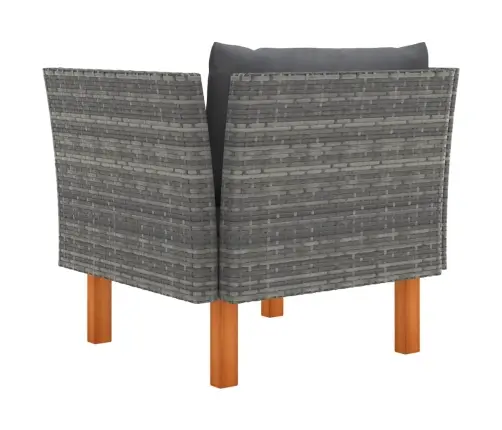 Dārza Dīvāns, Pe Rotangpalma Un Eikalipta Masīvkoks Vidaxl