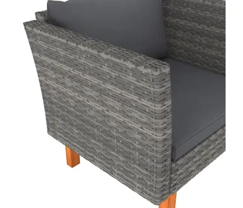 Dārza Dīvāns, Pe Rotangpalma Un Eikalipta Masīvkoks Vidaxl