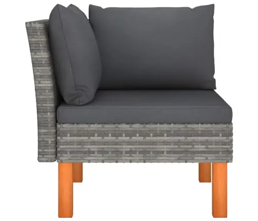 Stūra Dīvāni, 2 Gab., Pe Rotangpalma Un Eikalipta Masīvkoks Vidaxl