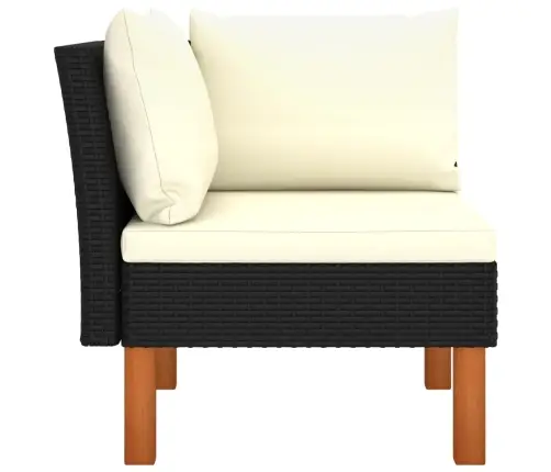 Stūra Dīvāns, Pe Rotangpalma Un Eikalipta Masīvkoks Vidaxl