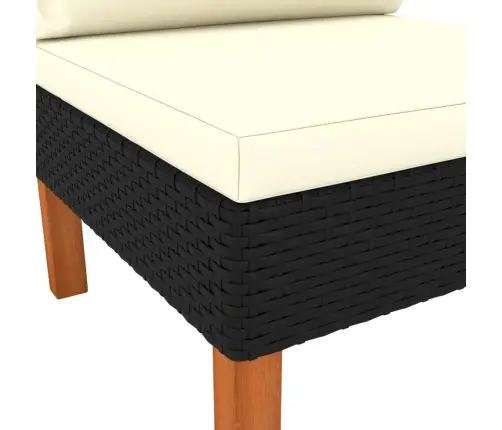 Vidējie Dīvāni, 2 Gab., Pe Rotangpalma Un Eikalipta Masīvkoks Vidaxl