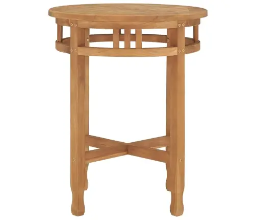 Bistro Galds, Ø60X60 Cm, Masīvs Tīkkoks Vidaxl