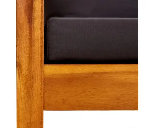 Dārza Sols Ar Jumtiņu Un Kāju Balstiem, Akācijas Masīvkoks Vidaxl