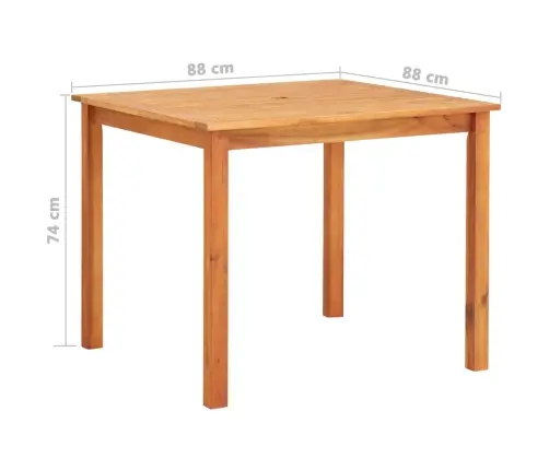 3-Daļīgs Dārza Mēbeļu Komplekts Ar Matračiem, Akācijas Koks Vidaxl