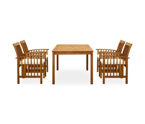 Sodo Valgomojo Komplektas Su Pagalvėlėmis, 5 Dalių, Akacija