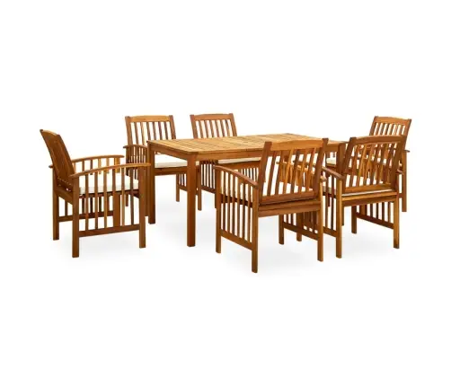 Sodo Valgomojo Komplektas Su Pagalvėlėmis, 7 Dalių, Akacija