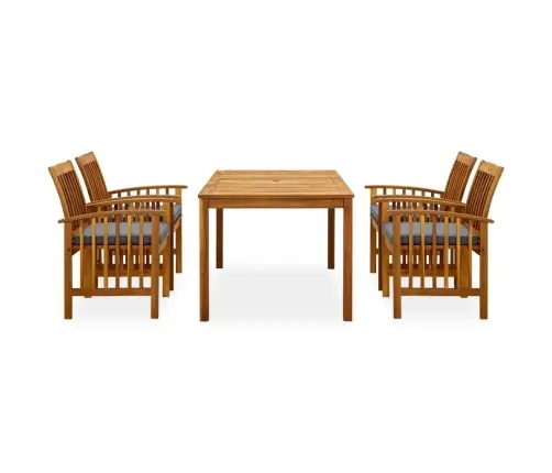 Sodo Valgomojo Komplektas Su Pagalvėlėmis, 5 Dalių, Akacija