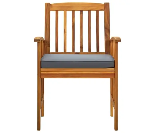 3058093  9 Piece Garden Dining Set With Cushions Solid Acacia Wood (45963+312130+2X312131) Vidaxl