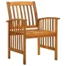3058093  9 Piece Garden Dining Set With Cushions Solid Acacia Wood (45963+312130+2X312131) Vidaxl
