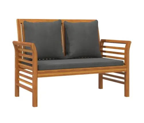 3-Osaline Aiamööbli Komplekt Patjadega, Akaatsiapuit Vidaxl