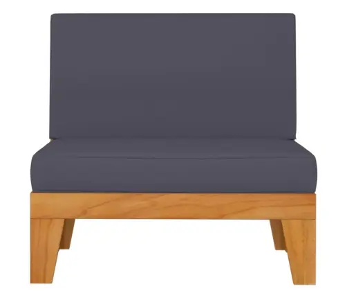 4-Osaline Aiamööbli Komplekt Patjadega, Akaatsiapuit