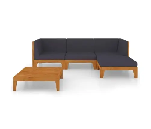 5-Daļīgs Dārza Atpūtas Mēbeļu Komplekts, Akācijas Masīvkoks Vidaxl