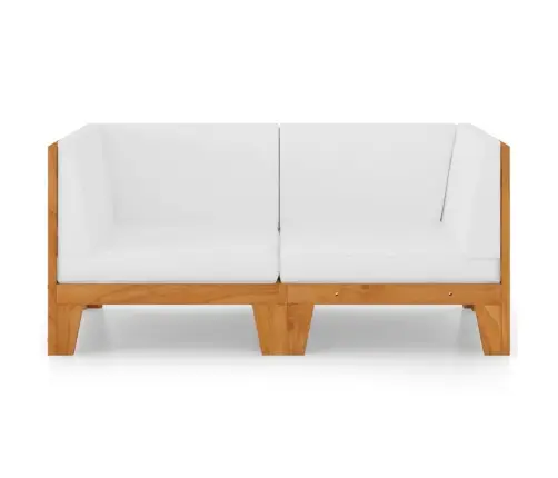 2-Kohaline Diivan Kreemjasvalgete Patjadega, Akaatsiapuit