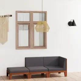 3-Daļīgs Dārza Atpūtas Mēbeļu Komplekts, Akācijas Masīvkoks Vidaxl