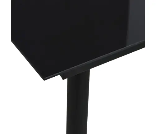 3-Osaline Aiamööblikomplekt, Puuvillast Nöör Ja Teras, Must