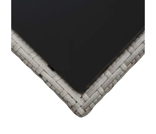 3-Osaline Aiamööblikomplekt Patjadega, Polürotang, Hall