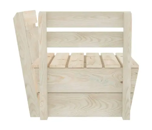 Palešu Stūra Dīvāns, Moduļveida, Impregnēts Egles Koks Vidaxl