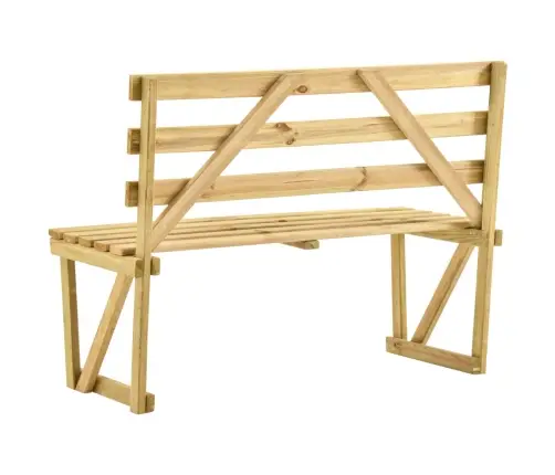 Dārza Sols, 120 Cm, Impregnēts Priedes Koks Vidaxl