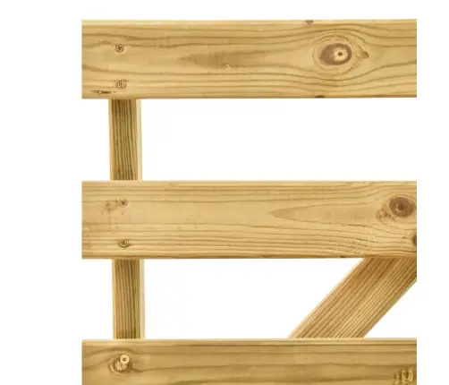 Dārza Sols, 120 Cm, Impregnēts Priedes Koks Vidaxl