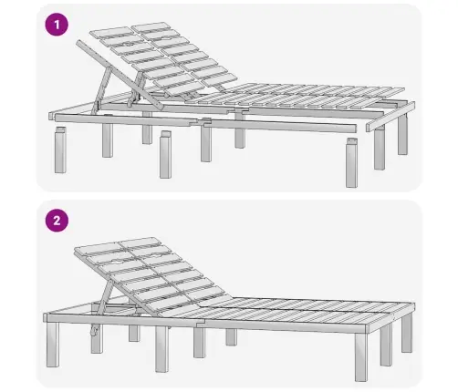 Divvietīgs Sauļošanās Zvilnis, Zaļi Impregnēts Priedes Koks Vidaxl