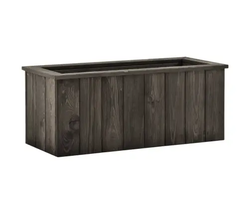 Aukštas Lovelis, Tamsiai Pilkas, 74X32X30cm Pušies Masyvas