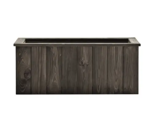 Aukštas Lovelis, Tamsiai Pilkas, 74X32X30cm Pušies Masyvas