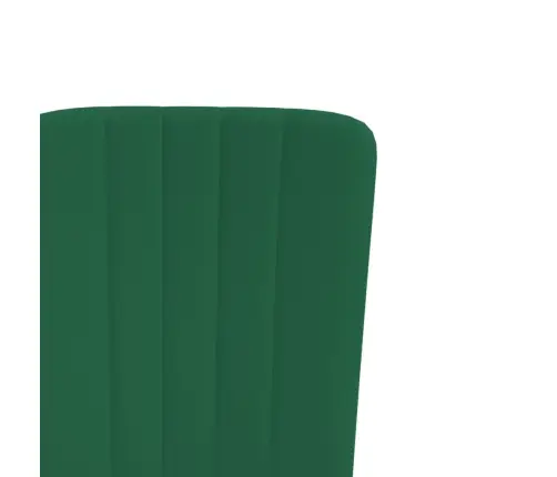 Virtuves Krēsli, 4 Gab., Tumši Zaļš Samts Vidaxl