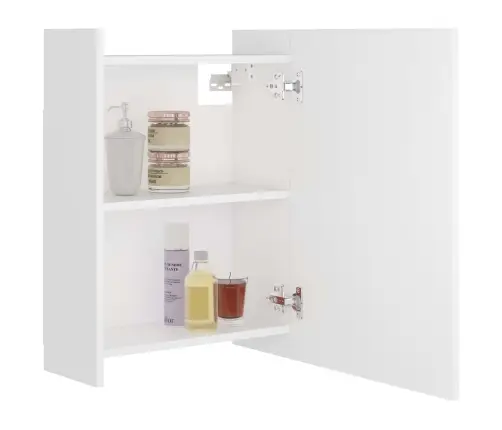 Vannasistabas Spoguļskapītis, Balts, 62,5X20,5X64 Cm Vidaxl